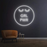 Vibrant Girl Power LED Neon Sign, Feminist Empowerment Wall Décor for Bold Statements