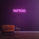 Neon Sign Tattoo LED - Studio Decor - Eye-Catching Design