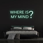  Neon Sign Where Is My Mind LED Wall Decor - Conversation Starter