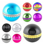 Ooze Saturn Grinder - Premium 4-piece herb grinder in black with neodymium magnet and storage compartment for smooth grinding.
