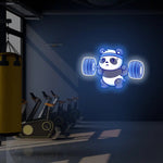 Panda Gym UV Light LED Neon Sign – Vibrant and stylish fitness decor, perfect for illuminating workouts safely and adding a unique touch to gym spaces.