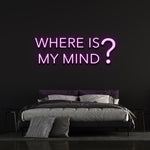 Pink Floyd Where Is My Mind Neon Sign LED Wall Art