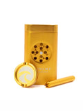 Portable Smoking Kit - Dugout Grinder, Ashtray, One Hitter
