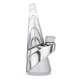 Puffco The Guardian Limited Edition Peak Pro Vaporizer with chrome aluminum alloy band and Art Deco style glass.