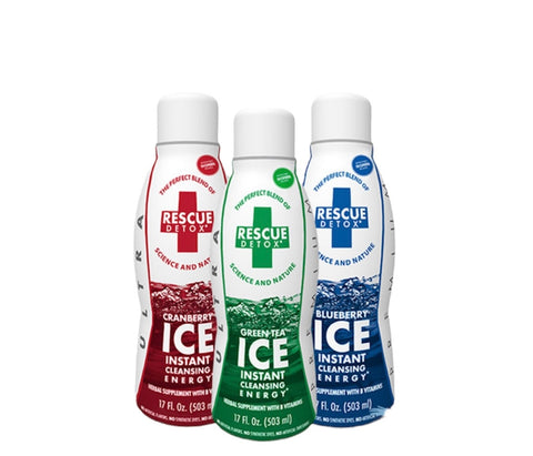 Rescue Detox Ultra Premium Ice Instant Cleansing Energy Supplement 17oz – Herbal detox drink for medium to low toxin levels, works in 90 minutes, cleanses for 5 hours, and contains B vitamins.







