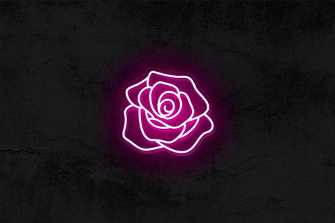 Floral Rose LED Neon Sign – Stunning rose-shaped neon light, perfect for adding charm and warmth to any home or office setting.

