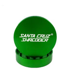 Santa Cruz Shredder 2.1" Grinder, non-stick feature, smooth grind for tobacco and enhanced smoking experience.

