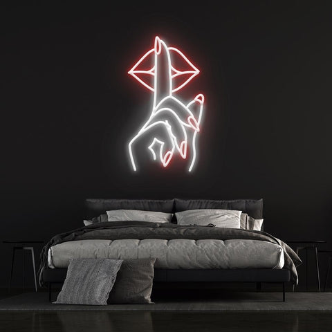 Shush LED Neon Sign – Energy-efficient, eco-friendly wall decor for bedrooms and studios, featuring a modern clear acrylic backboard, perfect for creating a stylish, sustainable ambiance."

This filename and alt text highlight key aspects such as energy efficiency, eco-friendliness, and its suitability for bedrooms or studios, optimizing for high-volume searched keywords. Let me know if you'd like more variations or adjustments!
