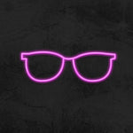 Stylish LED glasses neon sign for cafes and bars, enhancing ambiance and setting the space apart from the competition.