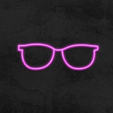 Stylish LED glasses neon sign for cafes and bars, enhancing ambiance and setting the space apart from the competition.