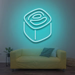 Sushi LED Neon Sign - Japanese Cuisine - Restaurant Decor - Yellow & Red