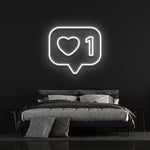 Trendy 'Like' LED neon sign, perfect for sparking conversation and adding charm to your space.