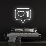 Trendy 'Like' LED neon sign, perfect for sparking conversation and adding charm to your space.