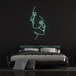 Unique Neon Sign Two Faces LED - Home Decor - Elevate Your Space