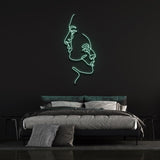 Unique Neon Sign Two Faces LED - Home Decor - Elevate Your Space