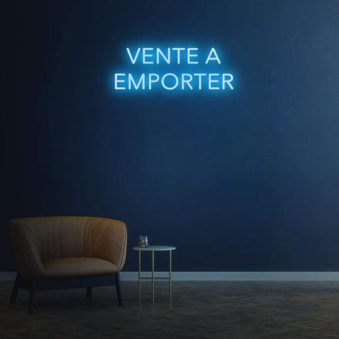 Vente À Emporter Neon Sign LED - Take-Out Sign - Restaurant Decor