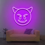 Vitty Emoji LED Neon Sign - Custom Colors - Wall Decor - Bedroom Decor