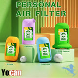 Complete collection of Yocan Green Personal Air Filter Kits in unique designs like Penguin, Flying Saucer, and Whale.