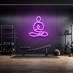 Circular showcase of neon LED lights for designing unique and eye-catching signs for home or commercial spaces.